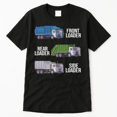 Recycling Trash Waste Separation Garbage Truck Tall T-Shirt