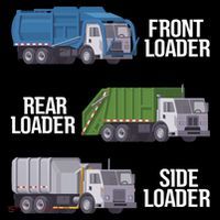 Recycling Trash Waste Separation Garbage Truck Wool Snapback Cap