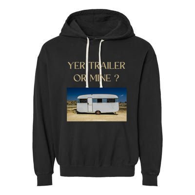 Redneck Trailer White Trash Party Attire Hillbilly Costume Gift Garment-Dyed Fleece Hoodie