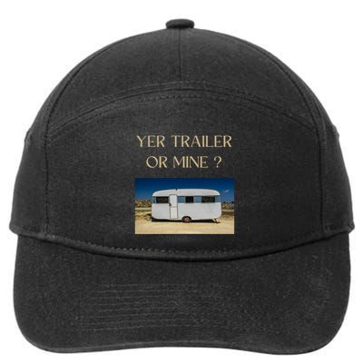 Redneck Trailer White Trash Party Attire Hillbilly Costume Gift 7-Panel Snapback Hat