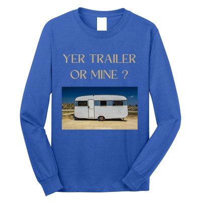 Redneck Trailer White Trash Party Attire Hillbilly Costume Gift Long Sleeve Shirt