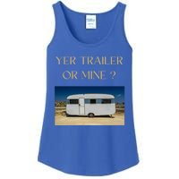 Redneck Trailer White Trash Party Attire Hillbilly Costume Gift Ladies Essential Tank