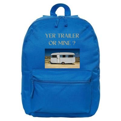 Redneck Trailer White Trash Party Attire Hillbilly Costume Gift 16 in Basic Backpack