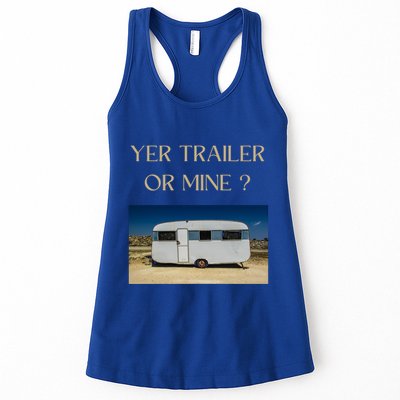 Redneck Trailer White Trash Party Attire Hillbilly Costume Gift Womens Tank Top