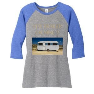 Redneck Trailer White Trash Party Attire Hillbilly Costume Gift Women's Tri-Blend 3/4-Sleeve Raglan Shirt