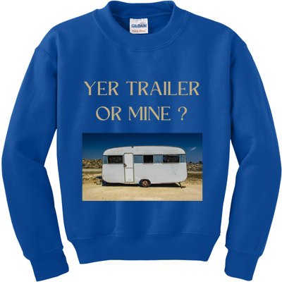 Redneck Trailer White Trash Party Attire Hillbilly Costume Gift Kids Sweatshirt