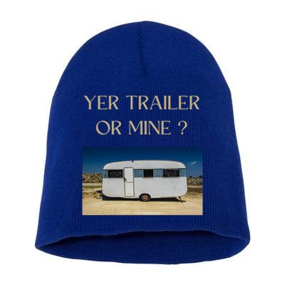Redneck Trailer White Trash Party Attire Hillbilly Costume Gift Short Acrylic Beanie