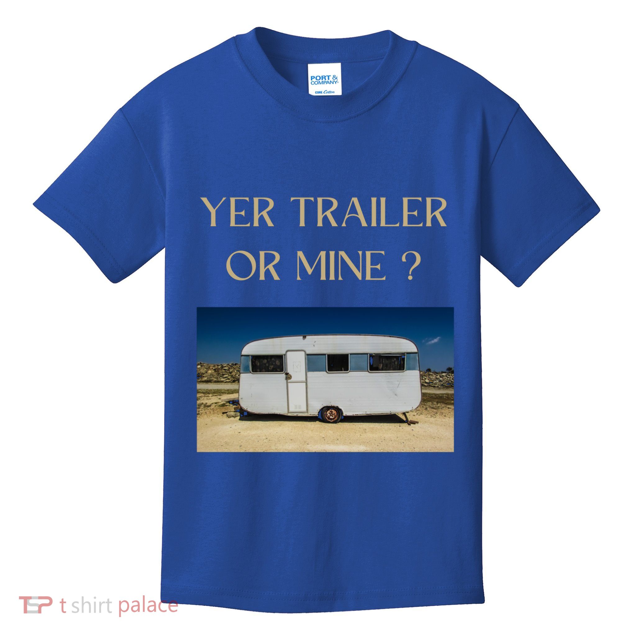 Redneck Trailer White Trash Party Attire Hillbilly Costume Gift Kids T-Shirt