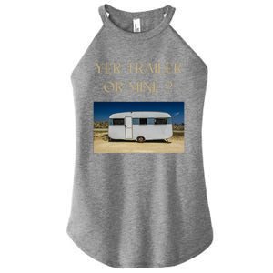 Redneck Trailer White Trash Party Attire Hillbilly Costume Gift Women's Perfect Tri Rocker Tank