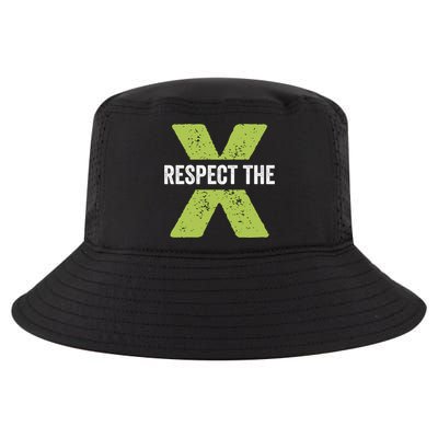 Respect The X Pickleball Funny Pickleball Gift Cool Comfort Performance Bucket Hat