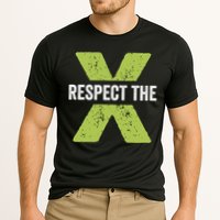 Respect The X Pickleball Funny Pickleball Gift Cooling Performance Crew T-Shirt