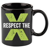 Respect The X Pickleball Funny Pickleball Gift 11oz C Handle Ceramic Mug