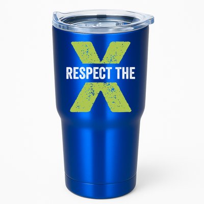 Respect The X Pickleball Funny Pickleball Gift Tumbler