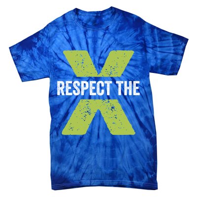 Respect The X Pickleball Funny Pickleball Gift Tie-Dye T-Shirt