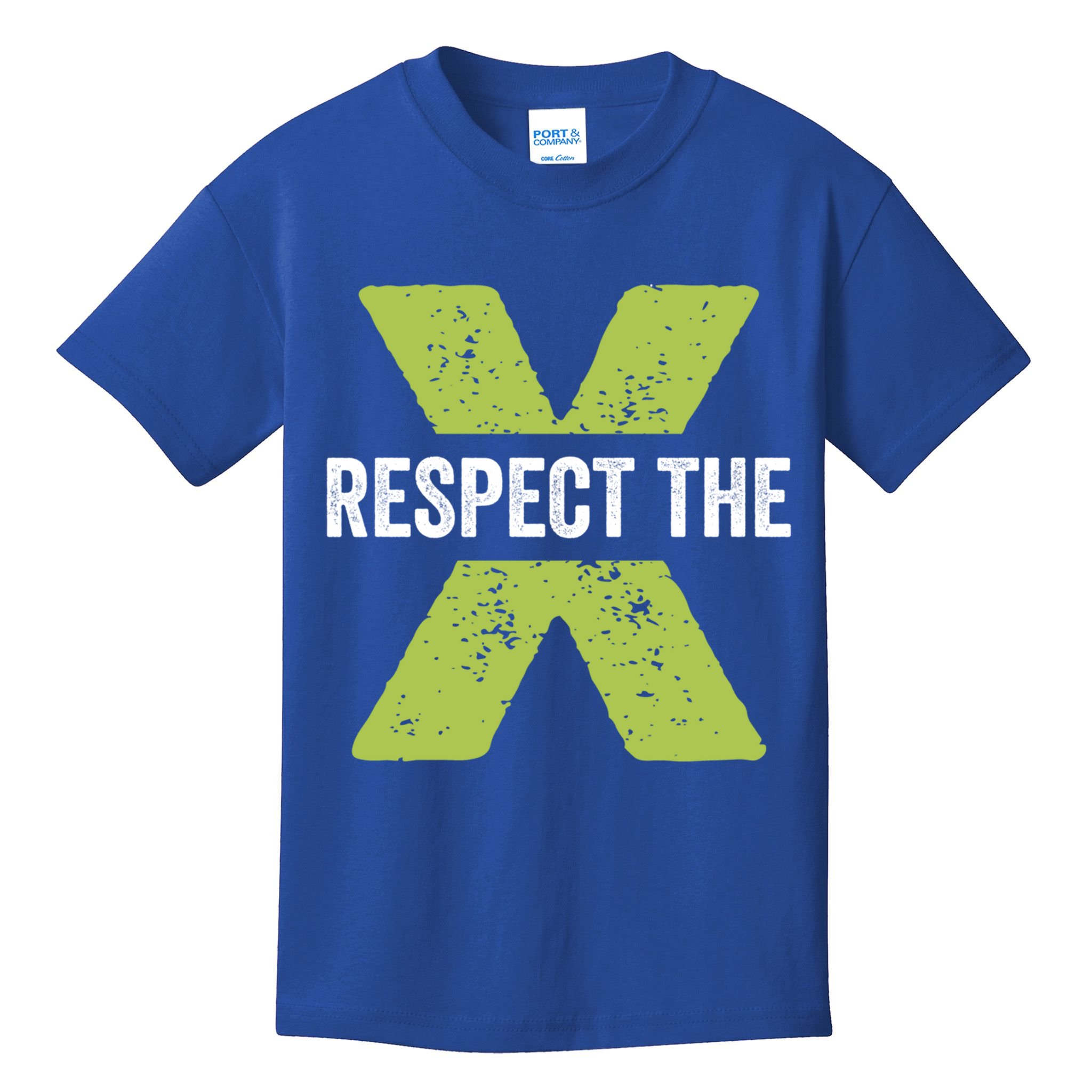 Respect The X Pickleball Funny Pickleball Gift Kids T-Shirt