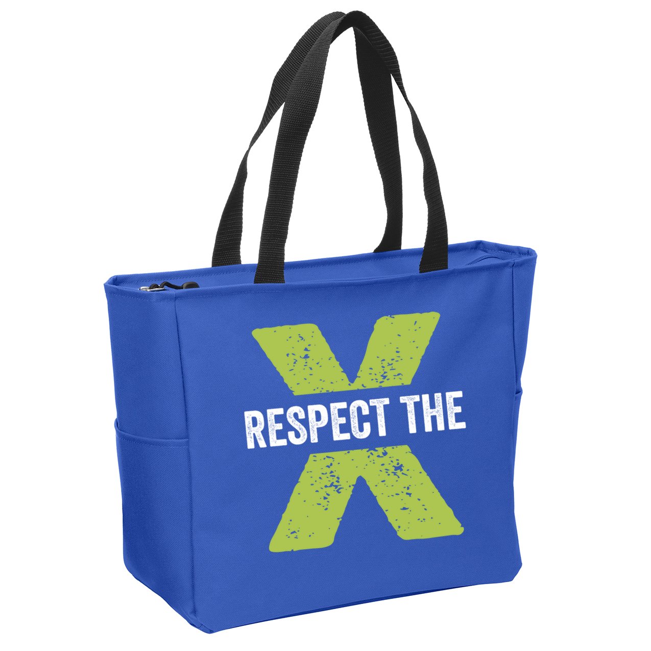 Respect The X Pickleball Funny Pickleball Gift Zip Tote Bag