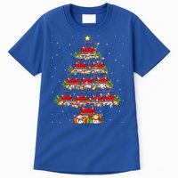 Red Truck Xmas Lighting Santa Red Truck Christmas Tree Cute Gift Tall T-Shirt