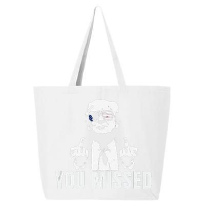 Retro Trump You Missed Trump 2024 Gifts 25L Jumbo Tote