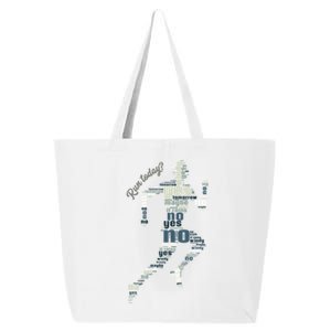 Run Today? Yes No Maybe Tomorrow Funny Jogging Running Gift 25L Jumbo Tote