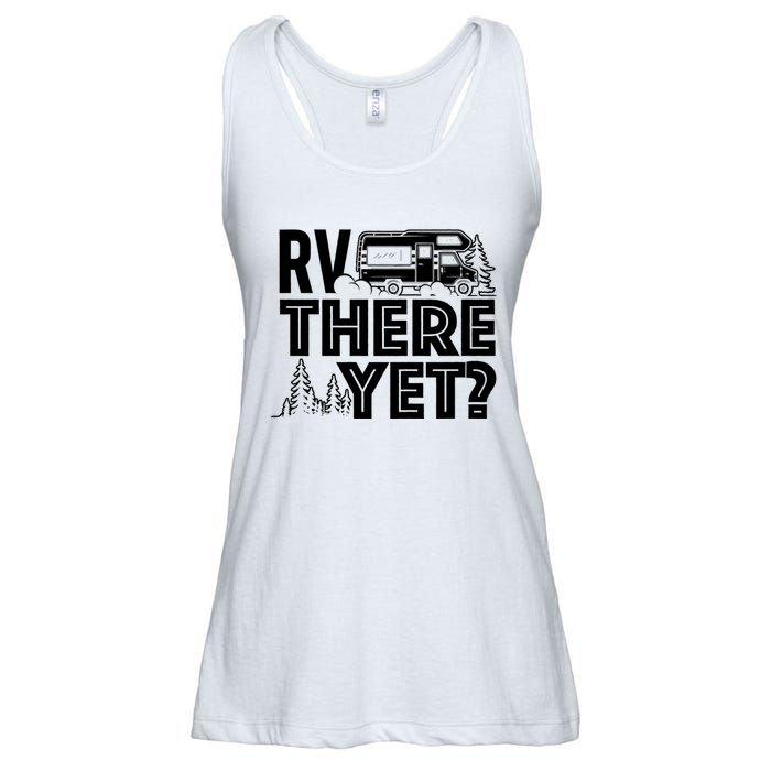 Rv There Yet Happy Glamper Camping Ladies Essential Flowy Tank