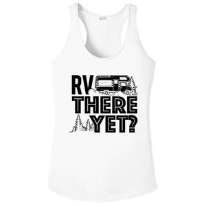 Rv There Yet Happy Glamper Camping Ladies PosiCharge Competitor Racerback Tank