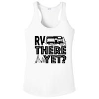 Rv There Yet Happy Glamper Camping Ladies PosiCharge Competitor Racerback Tank