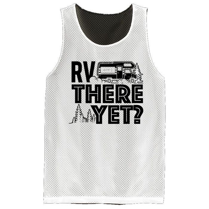 Rv There Yet Happy Glamper Camping Mesh Reversible Basketball Jersey Tank