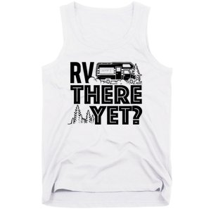 Rv There Yet Happy Glamper Camping Tank Top