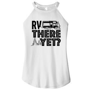 Rv There Yet Happy Glamper Camping Women's Perfect Tri Rocker Tank