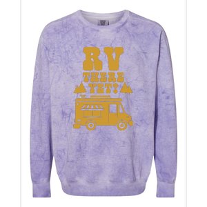 RV There Yet? RV Camping Camper Wilderness Holiday Colorblast Crewneck Sweatshirt