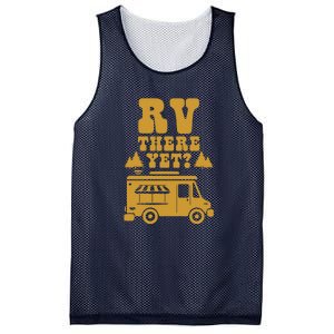 RV There Yet? RV Camping Camper Wilderness Holiday Mesh Reversible Basketball Jersey Tank