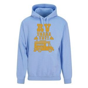 RV There Yet? RV Camping Camper Wilderness Holiday Unisex Surf Hoodie