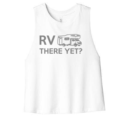 RV There Yet Women's Racerback Cropped Tank