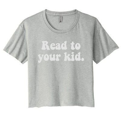 Read To Your Everyday Wear Rough And Tumble Women's Crop Top Tee