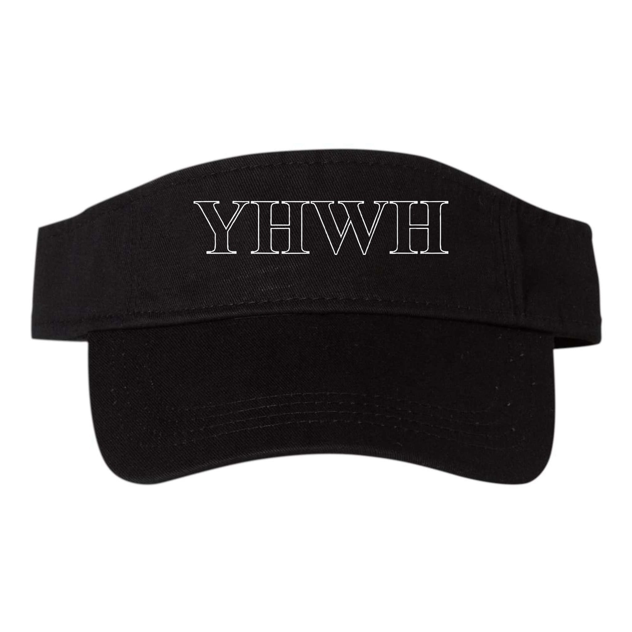 Roman Text Yhwh Yahweh Outline Christian Love Jesus Visor