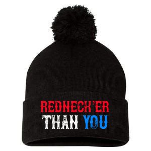 Redneck Than You Pom Pom 12in Knit Beanie