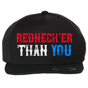 Redneck Than You Wool Snapback Cap