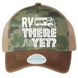 RV There Yet Happy Glamper Camping Legacy Tie Dye Trucker Hat