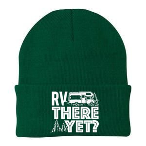 RV There Yet Happy Glamper Camping Knit Cap Winter Beanie