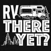 RV There Yet Happy Glamper Camping Ladies PosiCharge Tri-Blend Wicking Tank