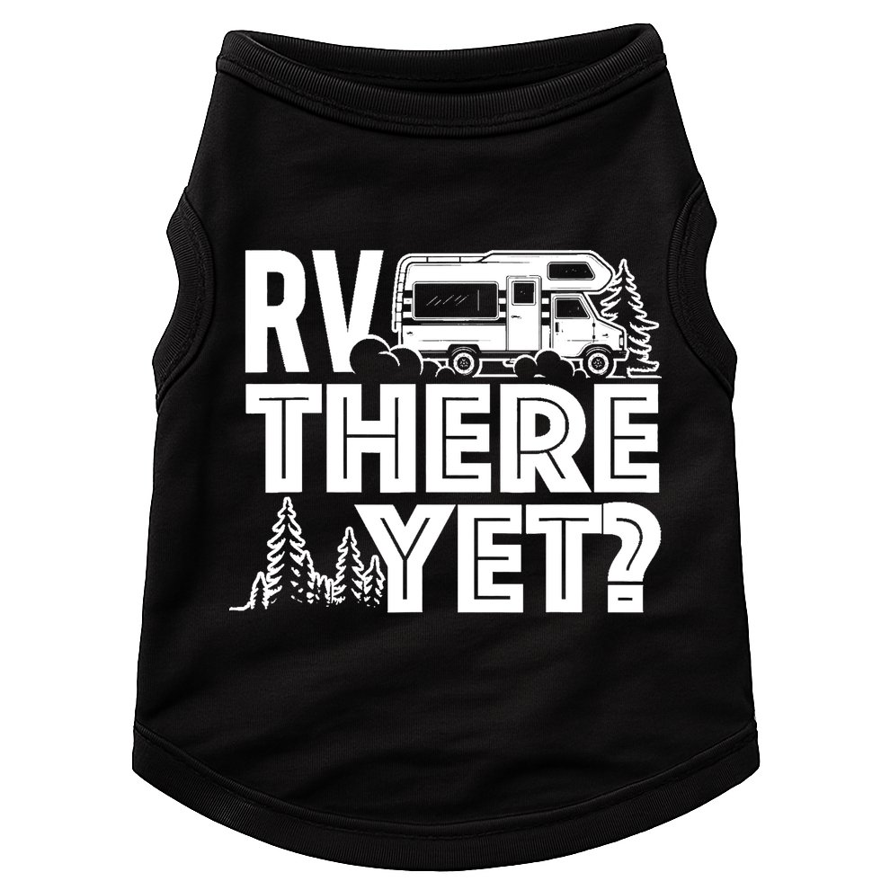 RV There Yet Happy Glamper Camping Doggie Tank