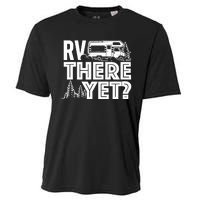 RV There Yet Happy Glamper Camping Cooling Performance Crew T-Shirt