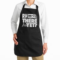 RV There Yet Happy Glamper Camping Apron