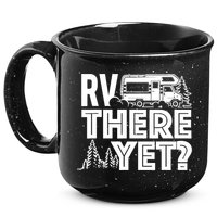 RV There Yet Happy Glamper Camping 15oz Campfire Ceramic Mug