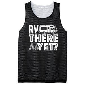 RV There Yet Happy Glamper Camping Mesh Reversible Basketball Jersey Tank