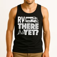 RV There Yet Happy Glamper Camping Tank Top