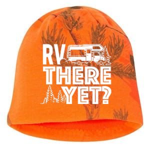 RV There Yet Happy Glamper Camping Kati - Camo Knit Beanie