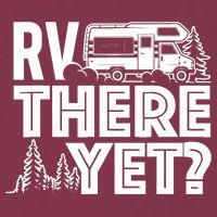 RV There Yet Happy Glamper Camping 16oz Travel Tumbler