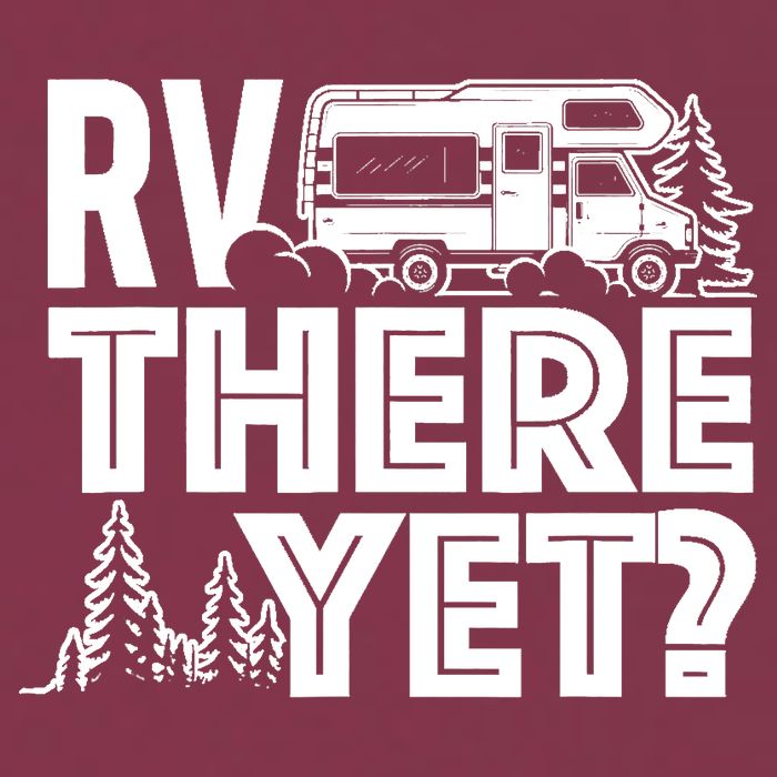 RV There Yet Happy Glamper Camping 16oz Travel Tumbler