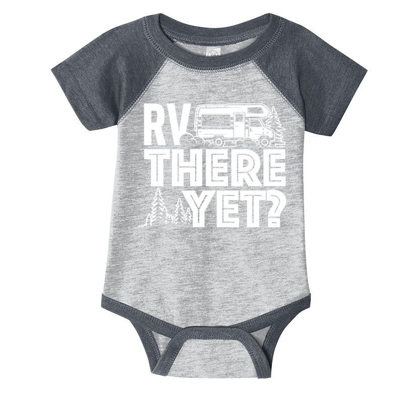 RV There Yet Happy Glamper Camping Infant Baby Jersey Bodysuit